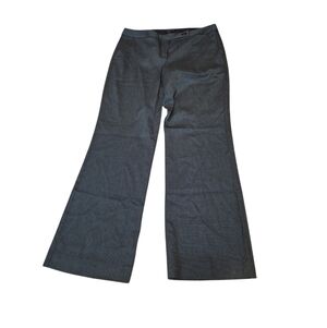 The Limited Cassidy Fit Trousers Ladies Size 14 Dark GRAY ACADEMIA Modern TWEED